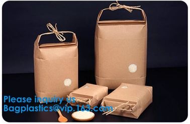 Printing Packing Gift Shopping Brown Kraft Paper Bag Accept Customized Logo Paper Bag With Rope Handle bagease bagplasti supplier