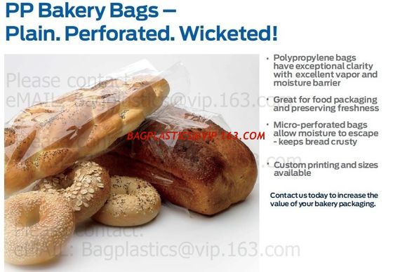 BOPP perforation bags, Wicketed Micro Perforated bags, Bakery bags, Bopp bags, Bread bags Micro Perforated Toast Bread P supplier