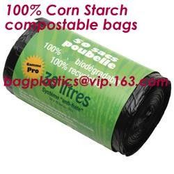 Heavy Duty Biodegradable 13 Gallon Garbage Bags 100% Environment Friendly Compostable Cornstarch Garbage Bags bagease supplier