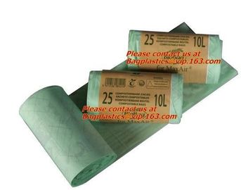 Heavy Duty Biodegradable drawtape, plastic drawstring heavy duty garbage trash roll bag,closure drawtape bag for garbage supplier