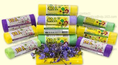 Gallon Garbage Bags White Bathroom 15 Liter Lavender Scented Mini Wastebasket Can Liners for Home Office Bins, 200 count supplier