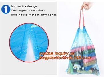 Kitchen Trash Bags Can Bin Liners Trash Bags for Car Office Bathroom,Bin Bag Drawstring Handle Trash Bags Indoor Trash supplier