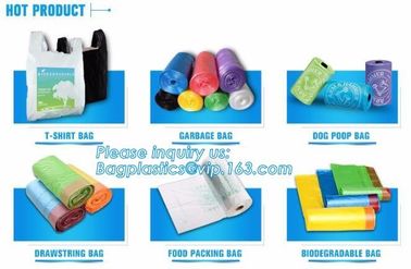 Biodegradable compostable T-Shirt Bag,Carry Out Retail Bags Recyclable Grocery Shopping,Grocery T-shirts Carry-out Ba supplier