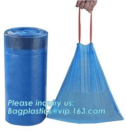 Bio Recycling &amp; Degradable Strong Rubbish Bags Bathroom Trash Can Liners for Bedroom Home Kitchen Office Car Waste Bin supplier