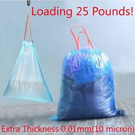 Biodegradable Compostable 13 Gallon Trash Bags Large Tall Kicthen Drawstring Strong Bags for Living Room Bedroom Bin Can supplier