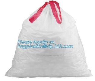 Biodegradable Compostable 13 Gallon Trash Bags Large Tall Kicthen Drawstring Strong Bags for Living Room Bedroom Bin Can supplier