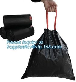 Biodegradable Compostable 13 Gallon Trash Bags Large Tall Kicthen Drawstring Strong Bags for Living Room Bedroom Bin Can supplier