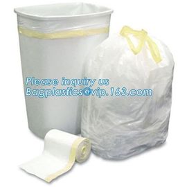 Garbage bags 10 Liter Drawstring Bathroom Trash Bags Mini Wastebasket Can Liners for Home Office Bins, bagease, pack supplier