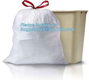 Garbage bags 10 Liter Drawstring Bathroom Trash Bags Mini Wastebasket Can Liners for Home Office Bins, bagease, pack supplier