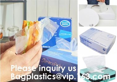 High Density Poly Film, Polyethylene, 8 x 10 3/4 Sheets,Plastic Deli and Bakery Wrap,Pop-Up Plastic Food Wraping Sheets supplier