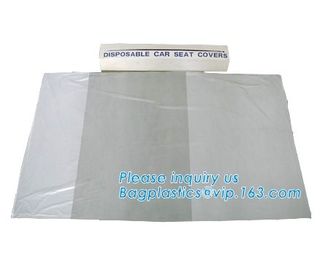 Disposable Plastic Seat Covers Vehicle Protector Mechanic Valet Pet Seat Covers,Automotive Interior Protection, bagease supplier