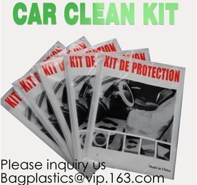 Disposable Plastic Car Cover with Elastic Band Medium Size, Kit De Protection, Car Clean Kit, car protection disposable supplier