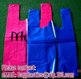 Kitchen Handle-Tie Trash Bags,Recyclable Plastic Shopping Bags with Flat Bottoms,Reusable Grocery Shopping Bags, bagease supplier