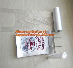 Wholesale Factory Compostable Biodegradable Plastic T-Shirt Bags,Biodegradable Compostable T Shirt Garbage Bags On Roll supplier