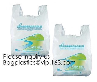 Compostable Grocery T-Shirt Bags, Eco Friendly, Biodegradable, 2 Gal - 4 Gal Small Clear Trash Bags Office, Bulk supplier