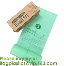 Home Compostable Eco Green Bioplastic Food Storage Resealable PLA Bags,Food, Gift, Household, Restaurant, Store, Grocery supplier