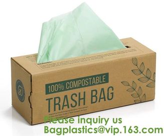 Home Compostable Eco Green Bioplastic Food Storage Resealable PLA Bags,Food, Gift, Household, Restaurant, Store, Grocery supplier