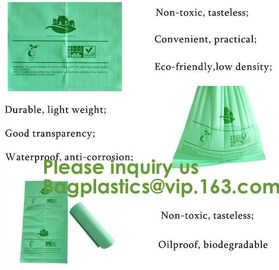 Home Compostable Eco Green Bioplastic Food Storage Resealable PLA Bags,Food, Gift, Household, Restaurant, Store, Grocery supplier