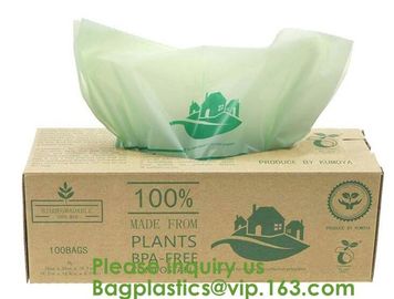 100% Certified Biodegradable Compost Bags, Food Waste Bags,Food grade compostable coffee bags,Biodegradable Stand Up Cof supplier