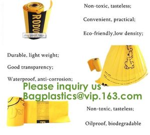 Manufacture 100% biodegradable Home compost or OK compost Durable Supermarket food waste garbage bags, bagease, package supplier