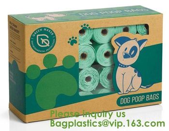 Manufacture 100% biodegradable Home compost or OK compost Durable Supermarket food waste garbage bags, bagease, package supplier