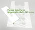 Eco friendly EN13432 Ok home compost certified 100% biodegradable compostable plastic T-shirt vest bag for shopping supplier