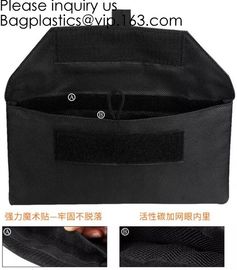 Fireproof Document Bag Silicone Coated Fire Resistant Money Bag Fireproof Safe Storage Bag,Cash Bag,Money bag, security supplier