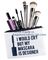White Canvas Makeup Cosmetic Bag - Pouch Zipper Bag Organizer,Makeup Bag Cosmetic Pouch Blank Zipper Bag, BAGEASE PACK supplier
