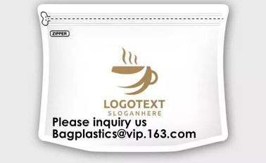 Matte Metallic Color with Frosted Window Display Stand-Up k Bags,Aluminum Foil Back - Resealable k and Heat supplier