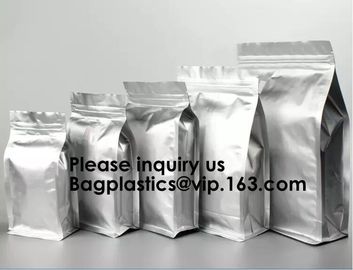 Aluminum Foil Stand Up Packaging Bags Mylar Airtight Zipper Pouches Smell Proof Coffee k Tear Notch Pack Food Grad supplier