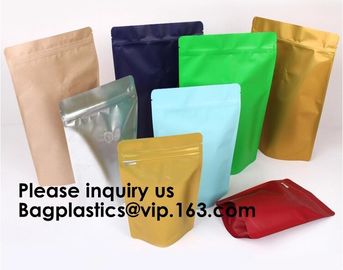 Semi-Clear Window Hang-Hole Stand-Up k Pouch,Aluminum Packaging Bags Laser k Stand up Resealable Pouches wit supplier