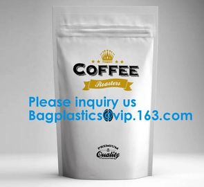 High Barrier 16 oz Foil Stand up Zipper Pouch Coffee Bag with Valve,Resealable Food Storage Zipper Plastic Bag,Jar Kraft supplier