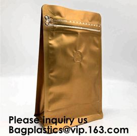 Pack Packaging Reusable Aluminium Foil Zip Lock Stand Up Food Pouches Bags with Tear Notch for Food Storage, bagease supplier