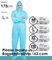 Boot, Hood, Elastic Cuffs, Ankles, Waist. Heavy-Duty Protective Coveralls. Unisex Disposable Workwear for cleaning servi supplier