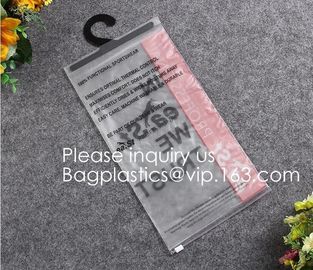 Hanger Button Bag Hanger Zipper Bag Hanger k Bag Hanger Packaging Bag With Snap Button Waterproof Bag For Swimsuit supplier