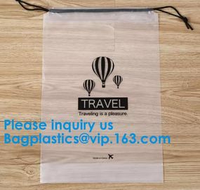 Dust Cover Big Plastic Drawstring Bags Multi-Purpose for Storage and Keeping Luggage, Big Dolls, Blankets, Pillows, Suit supplier