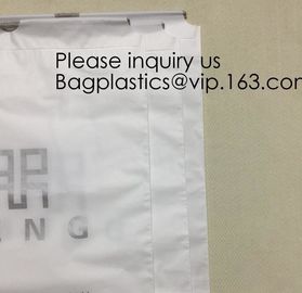 Laundry Bags Hospitality Plastic Bags Drawstring Closure Write-On Indicator Strips. Clear Hotel Biodegradable Bags With supplier