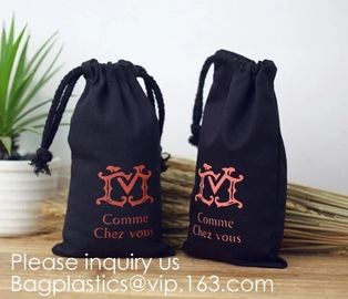 100% Cotton Canvas Favor Bag Pouch with Drawstring,Cotton Breathable Dust-Proof Drawstring Storage Pouch Multi-Functiona supplier