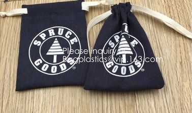 100% Cotton Canvas Favor Bag Pouch with Drawstring,Cotton Breathable Dust-Proof Drawstring Storage Pouch Multi-Functiona supplier