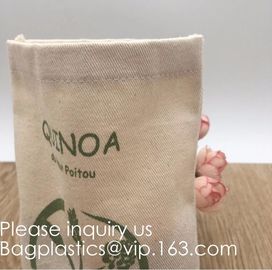 Cotton Drawstring Bags, Reusable Muslin Bag Natural Cotton Bags with Drawstring Produce Bags Bulk Gift Bag Jewelry Pouch supplier