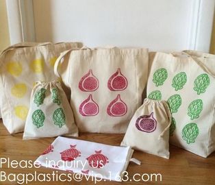 Wood color Double Drawstring Cotton Muslin Bags Favor Bags Jewelry Pouch Reusable Bags Tea Bags Souvenir Gift Bag pack supplier