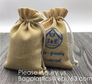 Gift Pouches with Jute Drawstring Linen Hessian Sacks Bags for Party Wedding Favors Jewelry Crafts,Little Gifts, bagease supplier