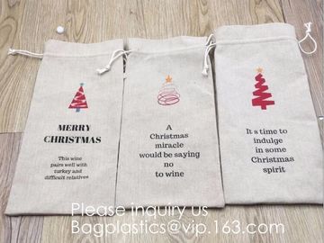 Drawstring Burlap Jute Sacks Jewelry Candy Pouch Christmas Wedding Party Favor Gift Bags,Natural Jute Drawstring package supplier