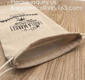 Drawstring Burlap Jute Sacks Jewelry Candy Pouch Christmas Wedding Party Favor Gift Bags,Natural Jute Drawstring package supplier