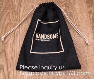 Assorted Colors Burlap Gift Bags with Double Jute Drawstrings Candy Sack Pouch Halloween Treat Gift Bags with Different supplier