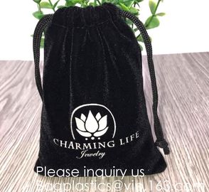 Velvet Drawstring Bags Wedding Gift Bags Velvet Cloth Jewelry Pouches,Treat Bag For Gift Hair Dryer Hotel Storage Bag supplier