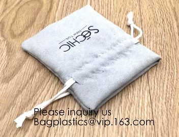 Handmade Velvet Long Drawstring Jewelry Pouches Bag Gift,Suede Fabric Drawstring Bag Jewelry Bag Gift Bag Small Mini Car supplier