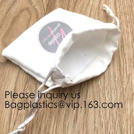 Cream Drawstrings Velvet Bags for Jewelry, Gift, Wedding Favors, Candy Bags, Party Favors,screen printed, hot stamped supplier