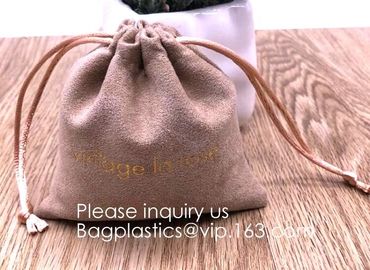 Drawstring Cloth Jewelry Pouches Gift Candy Bags Wedding Headphones Bag,Drawstring Bucket Bag Coin Purses Key Bags Cash supplier