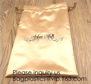 High Quality Gift Small Bag,Gift Shopping Bag,Super Soft White Black Rose Gold Silk Drawstring Bag,Graograin Satin Pouch supplier